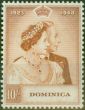 Dominica 1948 RSW 10s Red-Brown SG113 V.F MNH  King George VI (1936-1952) Collectible Royal Silver Wedding Stamp Sets