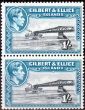 Collectible Postage Stamp from Gilbert & Ellice Is 1939 1s Brownish Black & Turq-Green SG51 V.F MNH Pair
