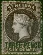 Rare Postage Stamp St Helena 1868 3d Deep Dull Purple SG11 Type B Fine MM