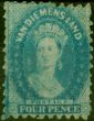 Collectible Postage Stamp Tasmania 1864 4d Pale Blue SG62 P.10 Fine Unused