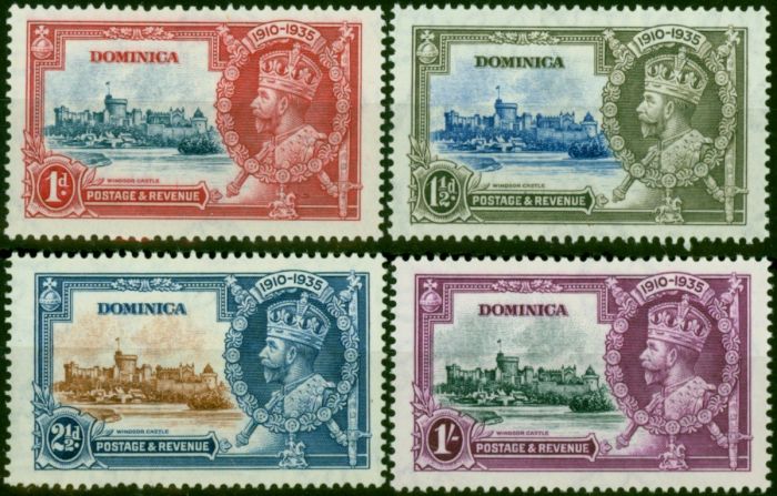 Dominica 1935 Jubilee Set of 4 SG92-95 Fine MM (2) King George V (1910-1936) Old Stamps