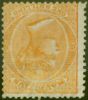 Collectible Postage Stamp from Mauritius 1872 1s Orange SG70w Wmk Inverted Ave Mtd Mint Scarce