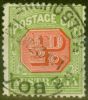 Valuable Postage Stamp from Australia 1913 1/2d Scarlet & Pale Yellow-Green SGD76 Fine Used