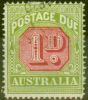 Collectible Postage Stamp from Australia 1914 1d Rosine & Brt Apple-Green SGD80 Fine Used