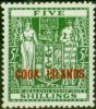Valuable Postage Stamp Cook Islands 1936 5s Green SG119 V.F MNH