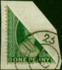 Grenada 1875 1d Green SG14a 'Bisected' Fine Used on Small Piece  Queen Victoria (1840-1901) Old Stamps
