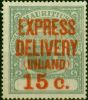 Mauritius 1904 15c Grey-Green SGE6c 'Surcharge Double, One LNIAND' Fine MM Rare . King Edward VII (1902-1910) Mint Stamps