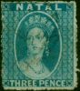 Natal 1861 3d Blue SG12 Fine Used (3). Queen Victoria (1840-1901) Used Stamps