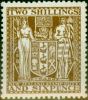 Rare Postage Stamp New Zealand 1936 2s6d Dull Brown SGF170 V.F MNH