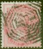 Rare Postage Stamp from India 1856 8a Carmine SG48 Good Used