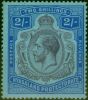 Old Postage Stamp Nyasaland 1926 2s Purple & Blue-Pale Blue SG109 Fine MM