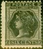 Collectible Postage Stamp from Prince Edward Is 1872 6c Black SG41 Fine Mtd Mint Stamp