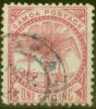 Valuable Postage Stamp from Samoa 1886 1s Rose SG25 P.12.5 Fine Used (8)