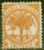 Old Postage Stamp from Samoa 1886 2d Dull Orange SG23 Fine Used (4)