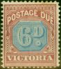Valuable Postage Stamp from Victoria 1890 4d Dull Blue & Brown-Lake SGD6var Wmk Inverted Good Mtd Mint