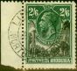Collectible Postage Stamp from Northern Rhodesia 1925 2s6d Black & Green SG12 Very Fine Used CDS