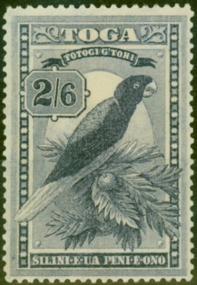 Rare Postage Stamp from Togo 1897 2s6d Dp Purple SG52a Wmk Sideways Fine MNH