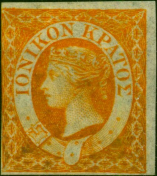 Ionian Islands 1859 (1/2d) Orange SG1 Fine MM  Queen Victoria (1840-1901) Valuable Stamps