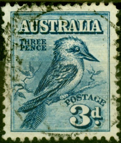 Rare Postage Stamp from Australia 1928 3d Blue SG106 Fine Used