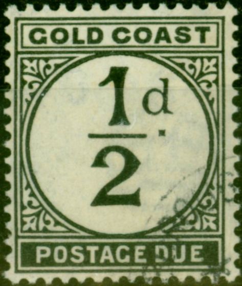 Collectible Postage Stamp from Gold Coast 1923 1/2d Black SGD1 Very Fine Used