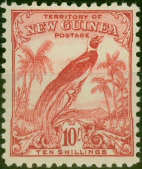 Collectible Postage Stamp New Guinea 1932 10s Pink SG188 V.F MNH