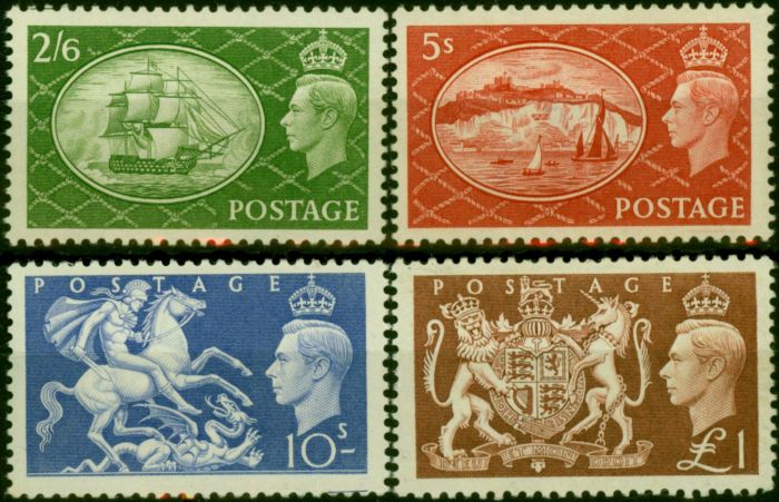 Old Postage Stamp GB 1951 Set of 4 SG509-512 V.F MNH