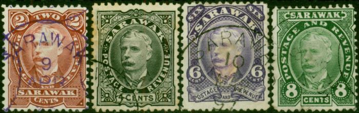 Sarawak 1895 Set of 4 SG28-31 Fine Used. Queen Victoria (1840-1901) Used Stamps