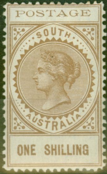 Valuable Postage Stamp from South Australia 1902 1s Brown SG275 Fine Mtd Mint