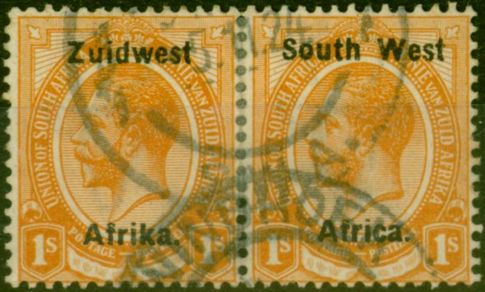 Valuable Postage Stamp from S.W.A 1923 1s Orange-Yellow SG22 Fine Used