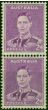 Australia 1942 2d Bright Purple SG185a 'Coil Pair' Fine LMM . King George VI (1936-1952) Mint Stamps