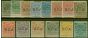 Old Postage Stamp from B.C.A Nyasaland 1891-95 Extended set of 14 SG1-13 Fine Mtd Mint
