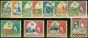 Rare Postage Stamp from Basutoland 1954 Set of 11 SG43-53 Fine Lightly Mtd Mint