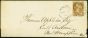 Old Postage Stamp Canada 1872 Cover to New Hampshire Bearing 6c SG86 with Covering Letter