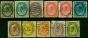 Canada 1898-1902 Set of 11 SG150-165 Good Used 6c is MM  Queen Victoria (1840-1901), King Edward VII (1902-1910) Rare Stamps