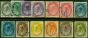 Rare Postage Stamp Canada 1898-1902 Set of 13 SG150-165 Good to Fine Used