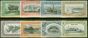 Rare Postage Stamp from Falkland Islands 1933 Centenary set of 8 to 1s SG127-134 Fine Mtd Mint