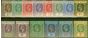 Rare Postage Stamp from Fiji 1922-27 set of 14 SG228-241 Fine Lightly Mtd Mint