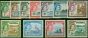 Gambia 1953 Set of 11 to 2s6d SG171-181 Fine & Fresh LMM . Queen Elizabeth II (1952-2022) Mint Stamps