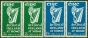 Old Postage Stamp Ireland 1953 An Tostal Set of 2 SG154-155 V,F VLMM Pairs