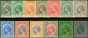 Valuable Postage Stamp from Perak 1935-37 Set of 13 to $1 SG88-100 Fine MNH
