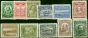 Collectible Postage Stamp Newfoundland 1910 Set of 11 SG95-105 Fine & Fresh MM (2)