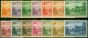 Rare Postage Stamp Norfolk Island 1947-59 Set of 14 SG1-12a Fine VLMM