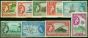 Collectible Postage Stamp Solomon Islands 1963-64 Wmk Change Set of 9 SG103-111 Fine LMM