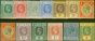 Old Postage Stamp from St Lucia 1912-21 set of 13 SG78-88 Fine Lightly Mtd Mint