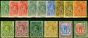 Old Postage Stamp from St Vincent 1913-17 Extended Set of 15 to 5s SG108-120 Good Mtd Mint