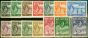 Rare Postage Stamp from Turks & Caicos Islands 1938-45 Set of 14 SG194-205 Good to Fine Mtd Mint