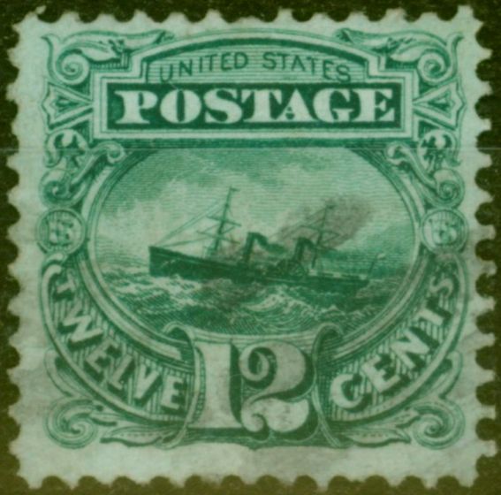 Valuable Postage Stamp from U.S.A. 1869 12c Blue-Green SG119 Fine Used