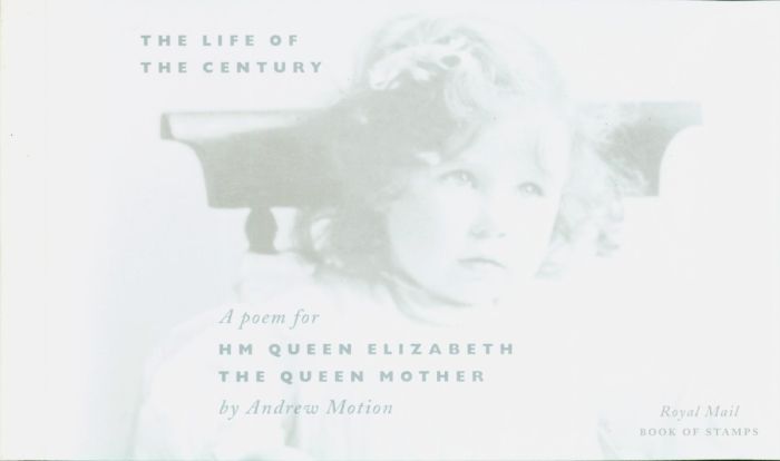GB Prestige Booklet 2000 The Queen Mother's 100th Birthday DX25 . Queen Elizabeth II (1952-2022) Mint Stamps