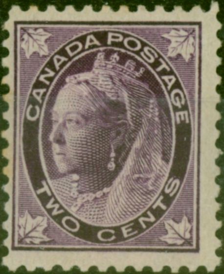 Canada 1897 2c Violet SG144 Fine MM  Queen Victoria (1840-1901) Rare Stamps