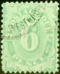 Valuable Postage Stamp from Australia 1908 6d Green SGD50 Fine Used